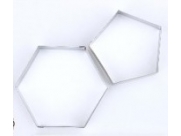 Cortadores Hexágono e Pentágono 4 cm