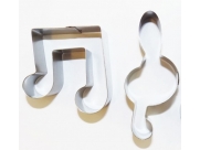 Cj 2 Cortadores Notas Musicais