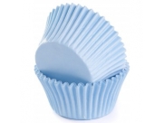 Forminhas Cupcakes Azul Bebé 24 uni