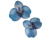 Orquídea em hóstia azul 8,5cm