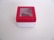 Caixa Rosa 1 Cupcake